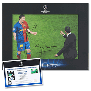 Official UEFA Champions League Messi  Guardiola