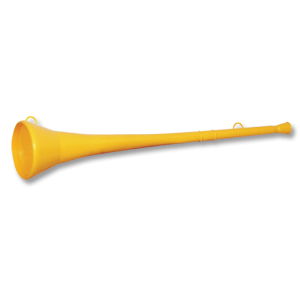 None Original African Fan Horn - Yellow
