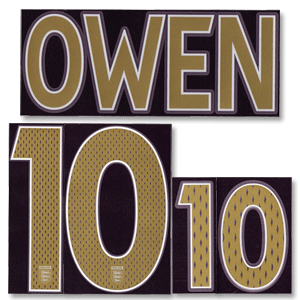 None Owen 10 06-08 England Away Name and Number