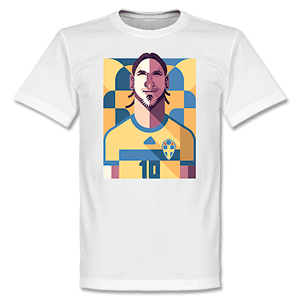 Playmaker Ibrahimovic Sweden Football T-shirt