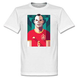 None Playmaker Iniesta Football T-Shirt