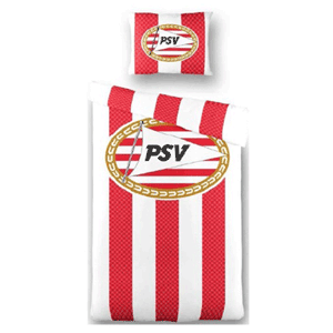 None PSV Bed Linen   Pillow Case Red/White -