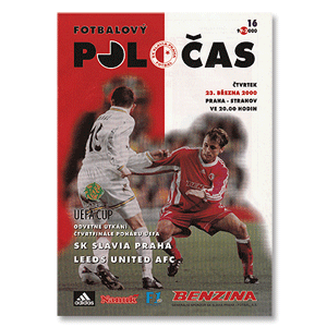 None Slavia Prague v Leeds Utd UEFA Cup Quarter Final