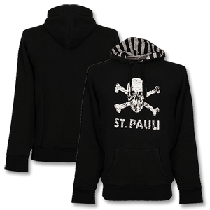None St. Pauli Skull Hooded Top - black