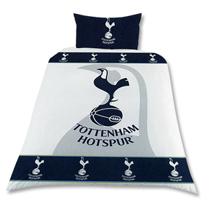 None Tottenham Duvet Cover Set White