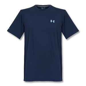 None Under Armour Charged Cotton T-Shirt - Navy