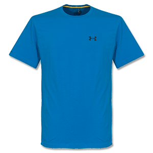 None Under Armour Charged Cotton T-Shirt - Royal/Black