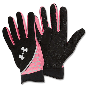 None Under Armour Fleece Run Glove - Black/Pink