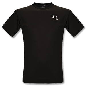 None Under Armour Heat Gear Compression Full Tee - Black