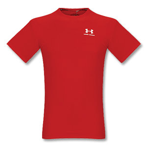 None Under Armour Heat Gear Compression Full Tee - Red