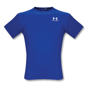 None Under Armour Heat Gear Compression Full Tee - Royal
