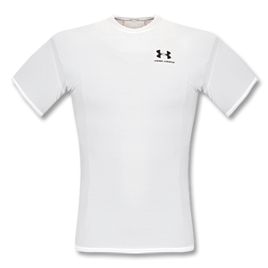 None Under Armour Heat Gear Compression Full Tee - White
