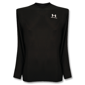 None Under Armour Heat Gear Compression L/S Tee - Black