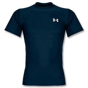 None Under Armour HG Compression Full T-Shirt - Navy