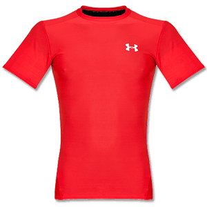 None Under Armour HG Compression Full T-Shirt - Red