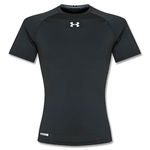 None Under Armour HG Sonic Compression S/S Top - Black