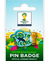 None WC 2014 Host City Pin Badge - Porto Alegre