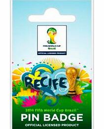 None WC 2014 Host City Pin Badge - Recife