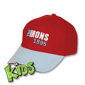 None West Ham ``The Irons`` Cap - Maroon/Sky - Kids