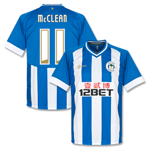None Wigan Home McLean Shirt 2013 2014 (Fan Style)
