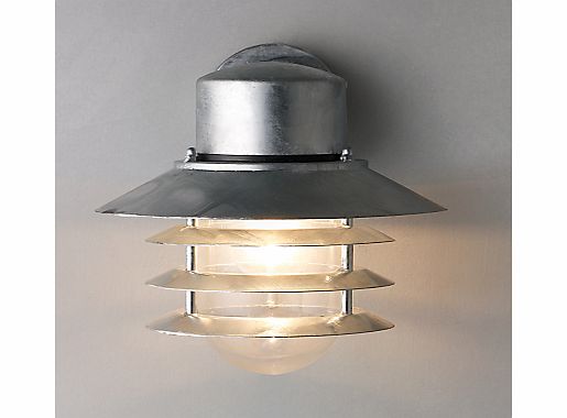 Nordlux Vejers Outdoor Wall Light, Galvanised