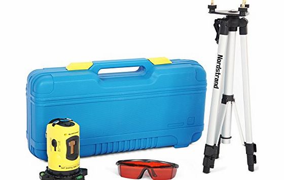 Nordstrand CL01 Automatic Self Levelling Cross Line Laser Level   Tripod and Accessories