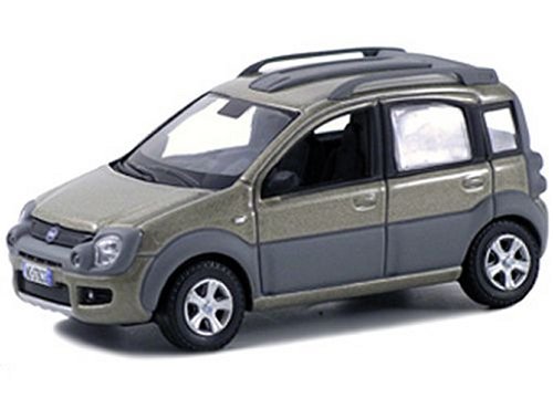 Norev Diecast Model Fiat Panda 4x4 SUV (2005) in Gold (1:43 scale)
