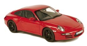 Norev Porsche Carrera 4S Coupe Red 2006