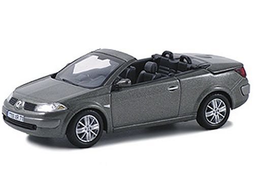 Norev Renault Megane Cabrio (2003) in Metallic Grey (1:43 scale)