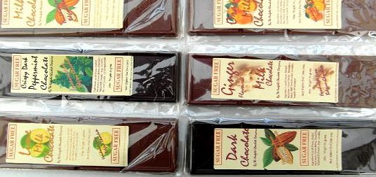 norfolk chocolate company Sugar Free Chocolate Selection 6 x 60g