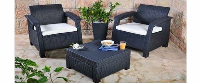 Corfu Resin Rattan Garden Set