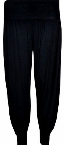 Noroze New Girls Harem Alibaba Trousers Age 7-13 Years (7-8, Black)