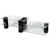 CODA TV Stand (Piano Black Supports