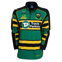 northampton Saints Home Match Day Shirt - Long
