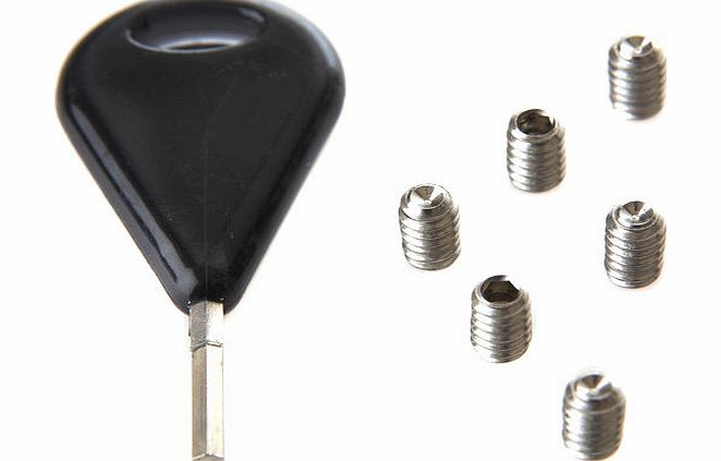 FCS Compatible Fin Screws  Key - Six