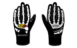 Northwave Long Finger Skeleton Winter Gloves