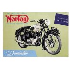 Norton Dominator tribute plaque