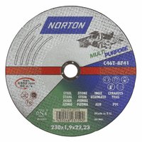 NORTON Multi Purpose Cutting Disc 230mm Pack of 3