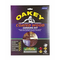 NORTON OAKEY Oakey Coated Wood Sanding Kit Asstorted Pack of 5