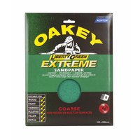 NORTON OAKEY Oakey Liberty Green Extreme Sandpaper Coarse Pack of 8