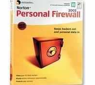 Software Norton Personal Firewall 2003
