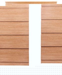 Norway 5 Drawer Chest - Oak