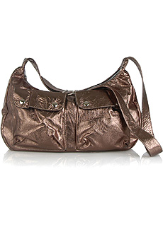 Gladys metallic leather bag