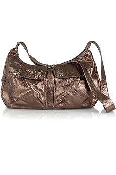 Not Rational Gladys metallic leather bag
