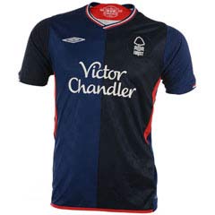 Notts Forest Umbro 09-10 Nottingham Forest away (with sponsor)