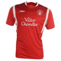 Notts Forest Umbro 09-10 Nottingham Forest home (with sponsor)