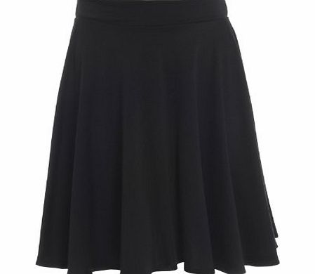 New Womens Nouvelle Plus Size Skater Flared Skirt Ladies Size Black 14