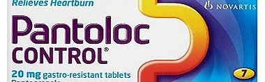 Novartis Pantoloc Control 20 mg gastro-resistant tablets