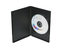 Novatech 25 Pack Of Full Size Slim (7mm) Black DVD Cases For DVD Media - Full DVD Case size