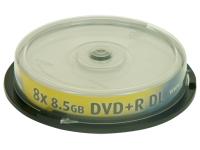 Novatech 8cm DVD-RW 2X Speed 10pcs cake box - Inkjet Printable